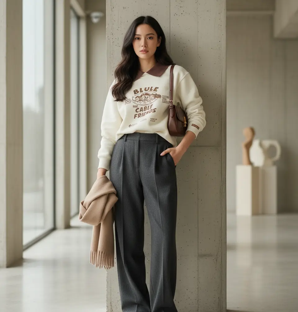 Sensational With Collar Hoodies & Sweatshirts For Women's & Girls. (Small)